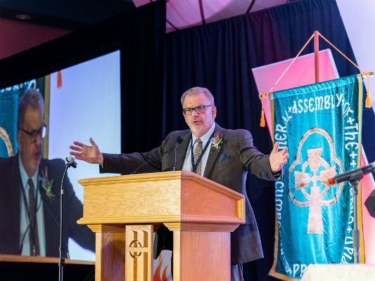 Newly Elected GA Moderator Rev Mike Wilkinson
